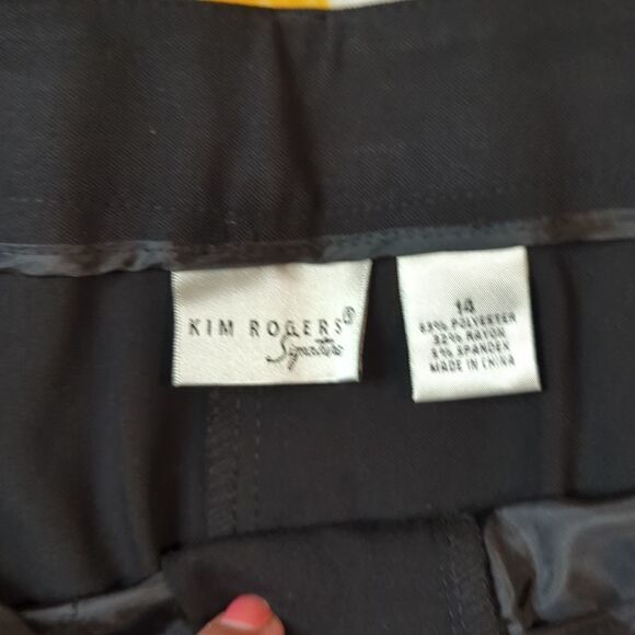 NWT SIZE 14 average wide leg trousers Kim Rogers signature - Picture 2 of 3